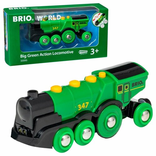 Brio Grote groene Locomotief op Batterijen 