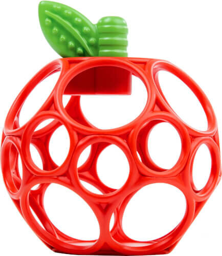 Oball | Babybal met Bijtring Appel | 6mnd+
