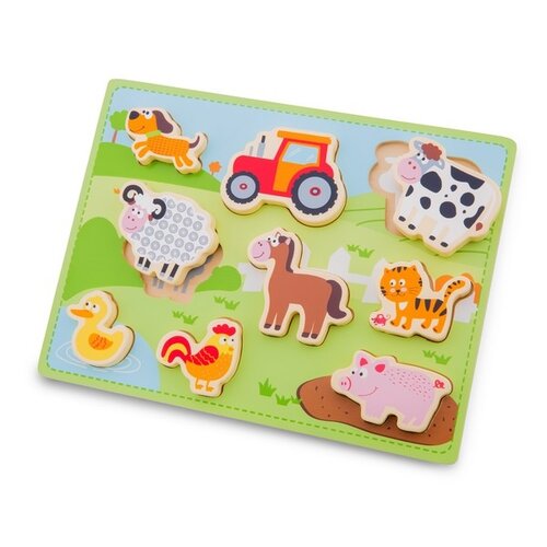 New Classic Toys Inlegpuzzel Chunky Farm - Boerderij