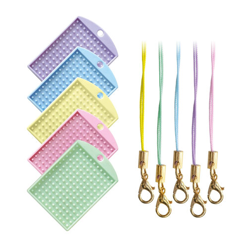 Pixelhobby Set van 5 Medaillons & Color Cords - Pastel