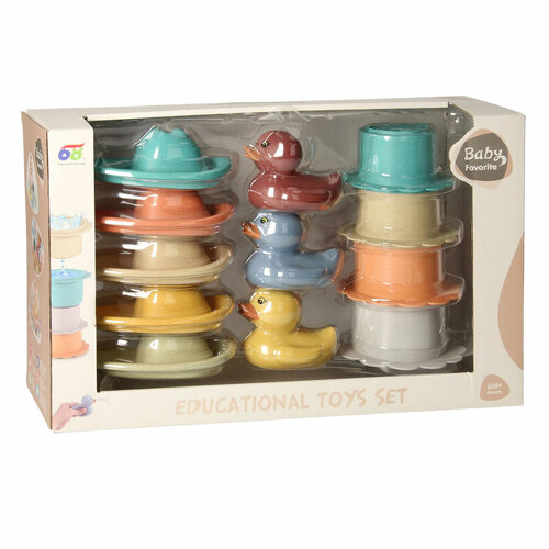 Timble Toys | Set Badspeelgoed Pastel | 12 delig