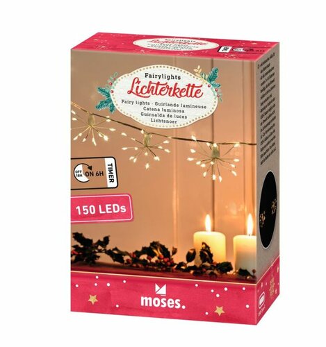 Moses | Kerst Lichtketting Vuurwerkbollen