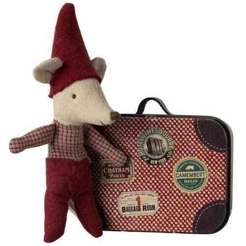 Maileg Baby Kerstmuis in Koffer 