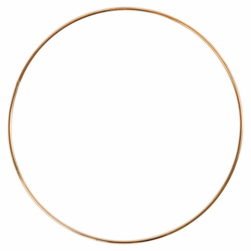 Metalen Draadring 20cm Goud