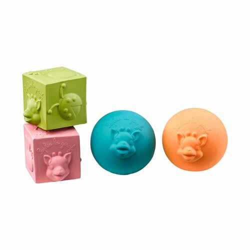 Sophie de giraf So'Pure Set met 2 ballen en 2 Blokken