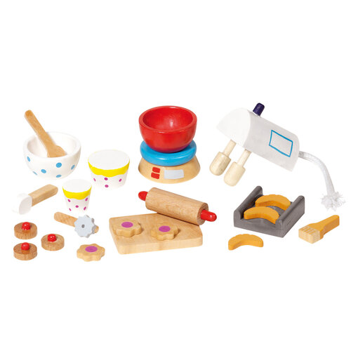 Goki | Poppenhuis Bakset 22dlg 4+