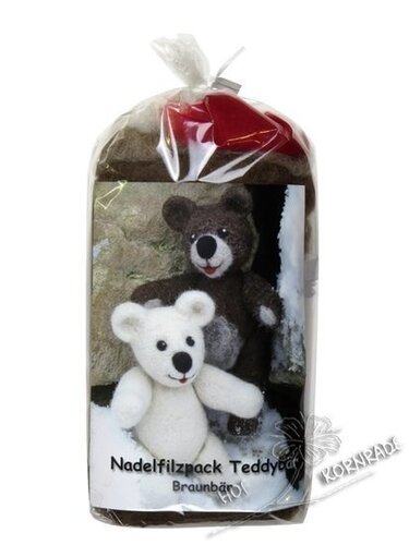 Naaldviltpakket Teddybeer - ijsbeer