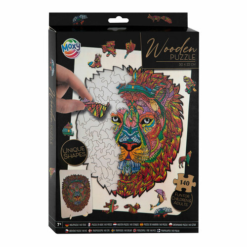 Houten Legpuzzel Leeuw - 140 stukjes -7+