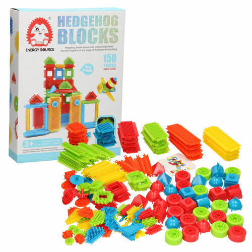 Hedgehog Bristle Blocks - 150 delige Bouwset