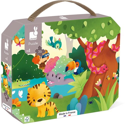 Janod Puzzel Wilde Dieren 36 stukjes 4+