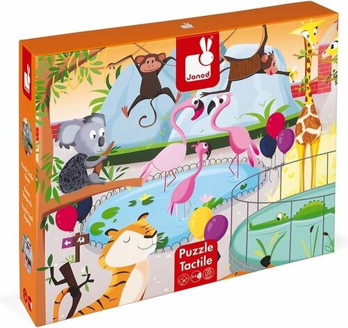 Janod Voelpuzzel | Een Dag in de Dierentuin 2+