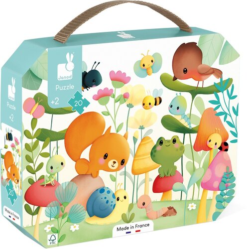 Janod Puzzel | De Tuinvrienden 20 stukjes 2+