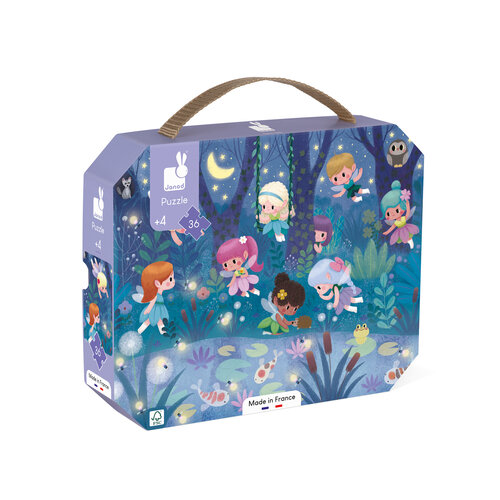 Janod Puzzel | Elfjes en Waterlelies 36 stukjes 4+
