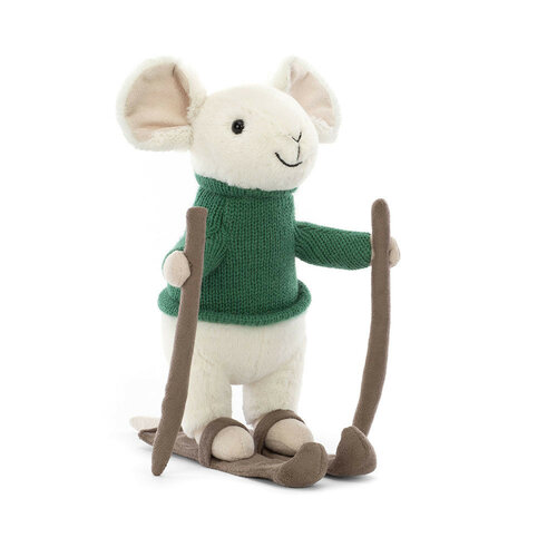 Jellycat Merry Mouse Skiing 19cm
