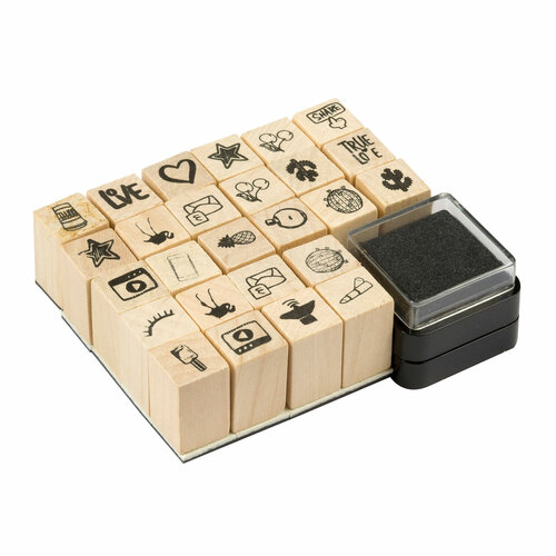 Houten Stempelset - Figuren