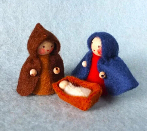 Atelier Pippilotta Jozef, Maria en Jezus in de Kribbe