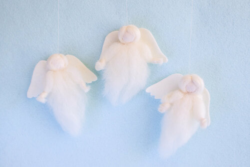 Atelier Pippilotta Kerststal 3 - Drie Engelen