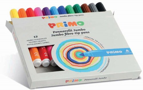 Primo 12 Jumbo Viltstiften 