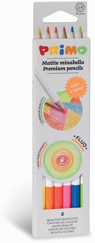 Primo 6 Minabella Kleurpotloden Fluor