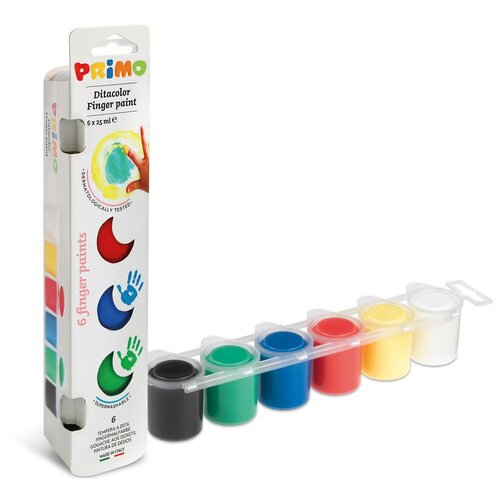 Primo Vingerverf Primo 6 kleuren