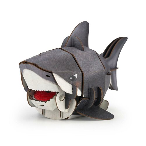 MierEdu 3D Puzzel | Build&Sound Zeedieren Haai 6+