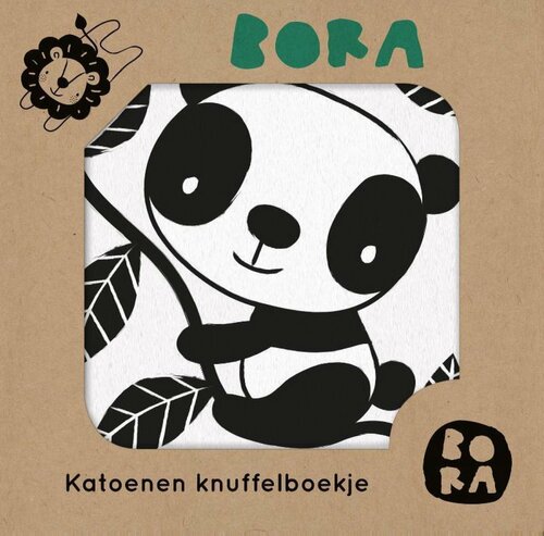 Katoenen Knuffelboekje | Bora in de Dierentuin