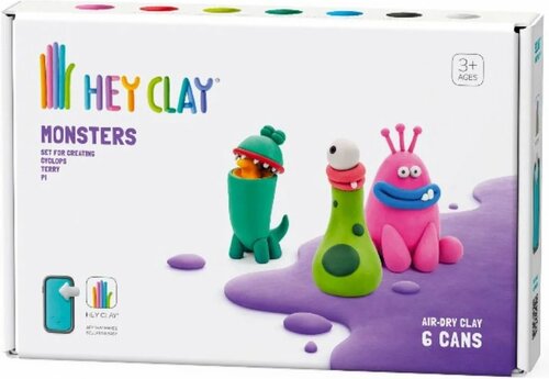 Hey Clay Boetseerklei Monsters Cyclops - Terry en Pi