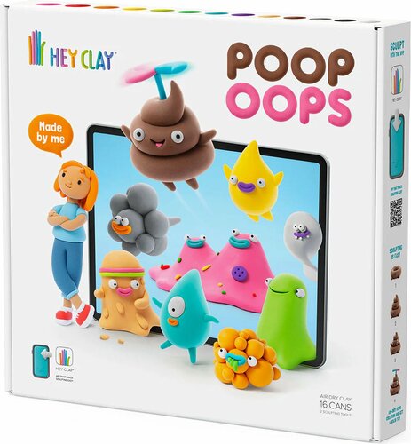 Hey Clay Boetseerklei Poop Oops 