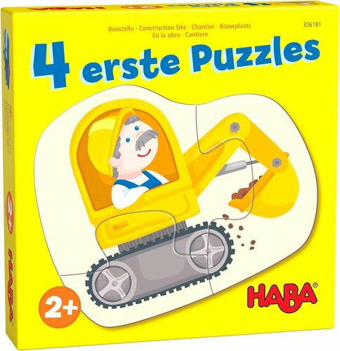 Haba | 4 Eerste Puzzels Bouwplaats 2+