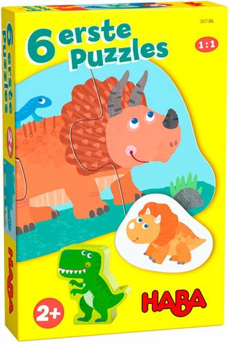 Haba | 6 Eerste Puzzels Dinos 2+