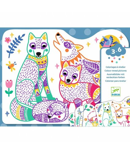 Djeco Kleuren | Dierenfamilies in het Bos 3-6jr