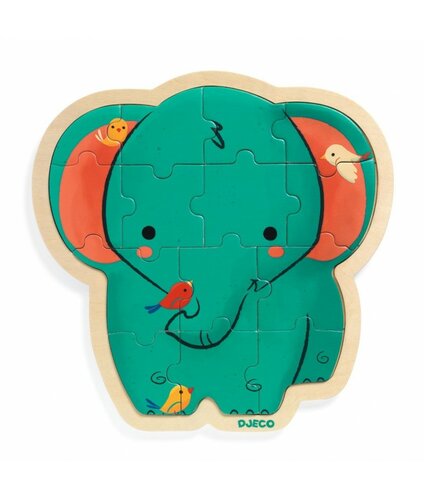 Djeco Puzzlo | Elephant 3+