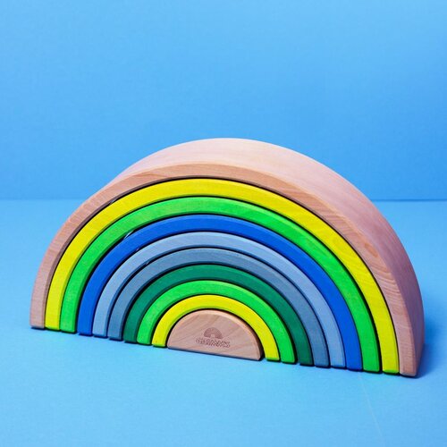 Grimm's houten Regenboog Neon Groen