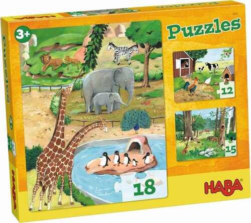 Haba | Puzzels Dieren 3+