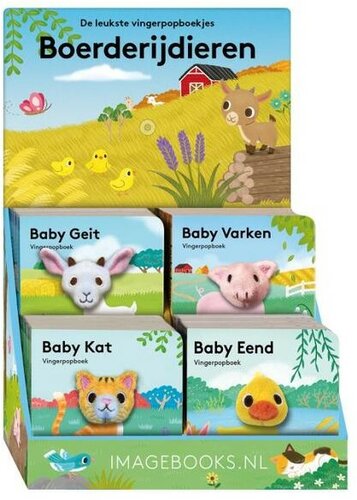 Image Books | Vingerpopboekje ~ De Boerderijdieren 2+