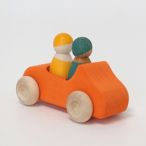 Grimm's Houten Cabrio Auto Oranje 