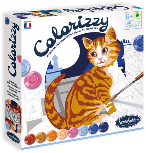 Colorizzy Schilder op nummer Katten