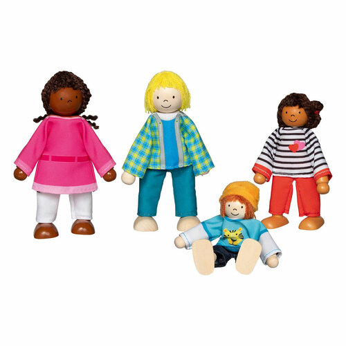 Goki  Poppenhuispoppetjes  - Interculturele Familie