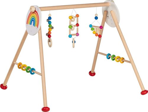 Goki houten Baby Gym Regenboog 