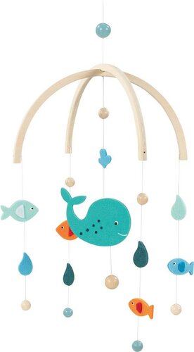 Goki Houten Mobiel Walvis