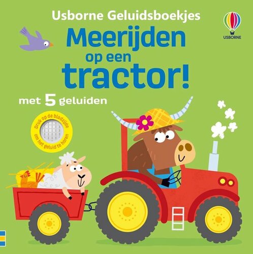 Usborn Geluidenboek Meerijden op een Tractor 1+