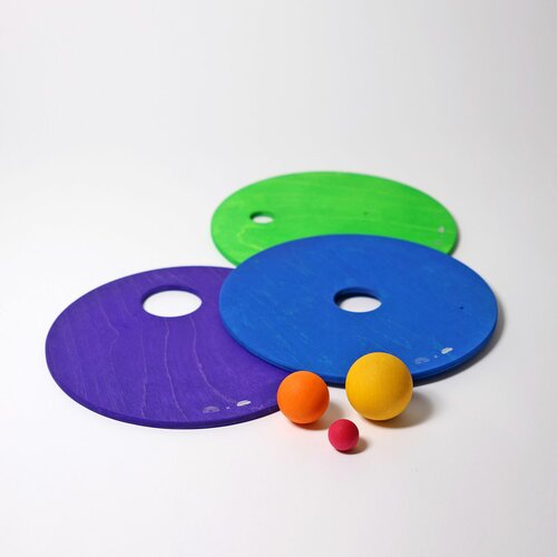 Grimm's & Stapelstein® - houten Rolling Disc - Cool Classic