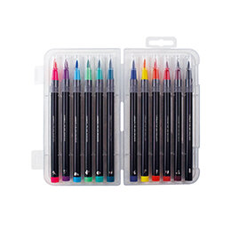 Legami Set Brush Markers - 12 Heldere kleuren
