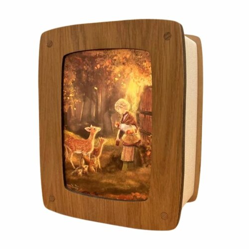 Het Houtlokael Kaartenlamp Premium - Oak 