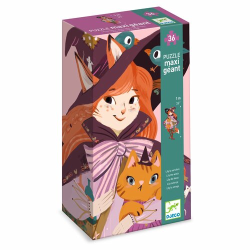 Djeco Puzzel Geant - Lily de Heks - 36 stukjes