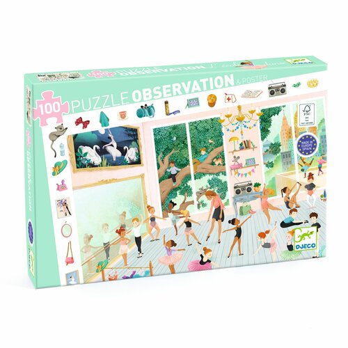 Djeco Puzzel Observation Dansschool - 100 stukjes