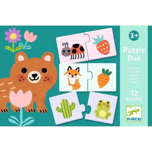 Djeco Puzzel Duo - Kleuren  2+
