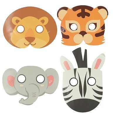 Knutselset Maskers Jungle