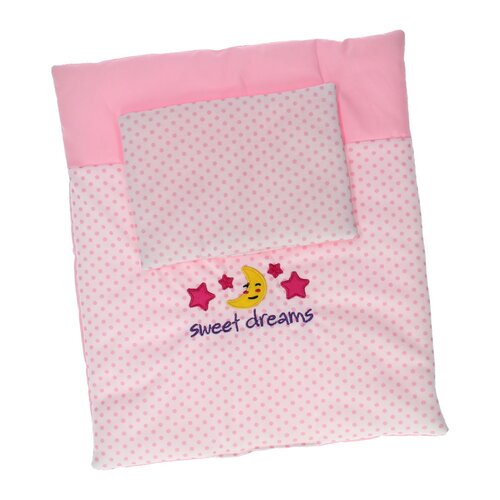 Baby Rose Poppendeken en Kussen 3+