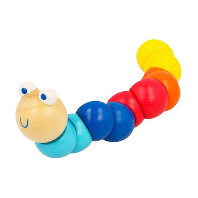 Rups (worm) van hout 2 assorti